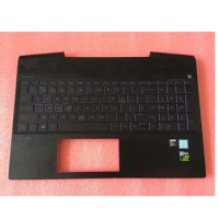 Palmrest Keyboard Bezel for HP Pavilion GAMING 15-CX PC with green backlight purple backlight