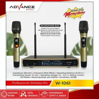 ADVANCE W1061 Microphone Wireless Double
