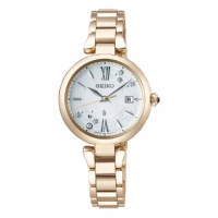 【SEIKO 精工】SK037 花藝聯名洋桔梗女錶 27.9mm(1B32-0BK0G-SSQW084J)