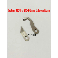 Sesuai untuk mesin jahit overlock Brother 2104d dan 3034d dengan pisau atas dan bawah