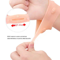 Elastic Magnetic Wrist Guard Magnetic Silicone Wrist Support Hollow Out Design Unisex Wrist Compression Cycling