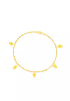 MJ Jewellery 375/9K Gold Melody Bracelet T111C
