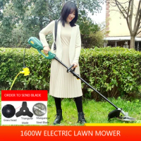 Gardening Pruning Lawn Mower 840W/400 Household Electric Lawn Mower 220V/11000rpm Small Lawn Weed Cutter