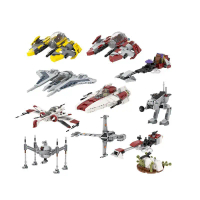 Space War A-B-Wing Starfighter ARC-170 Fighter Airship Walking Aircraft Child Gifts Diy Building Blo