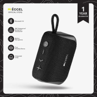 Eggel Fit 3 Waterproof Portable Bluetooth Speaker - BlackTerlaris