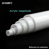 (50cm/lot) OD 16 20 25 32 40 50 60 70mm Milk White Acrylic Tube PMMA pipe for Home Garden lampshade, Aquarium accessories DIY