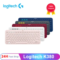 Logitech K380 multi-device Bluetooth wireless keyboard linemate multi-color Windows MacOS Android IOS Chrome OS universal