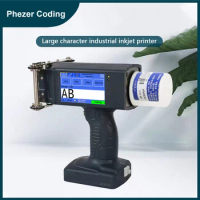 Phezer PQ1 Handheld Inkjet Printer 25-60mm Portable Printer QR Bar Batch Code Date Number Logo Expiry Date multi-language