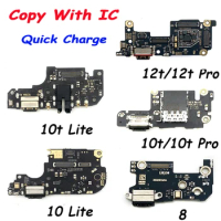 Tested Dock Connector USB Charger Charging Port Flex Cable Board For Xiaomi 10T 9T 10 11T Pro 12T 10 Lite With Mic Microphone