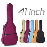 41 Inch Portable Oxford Fabric Acoustic Guitar Double Straps Padded Guitar Soft Case Gig Bags Waterproof Backpack