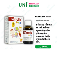 Ferrolip baby bổ sung sắt cho cơ thể (Lọ 30ml) Thực phẩm bảo vệ sức khỏe Ferrolip baby bổ sung