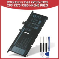 Replacement Laptop Battery DXGH8 52Wh For Dell XPS 9370 9380 HK6N5 P82G XPS13-5390 Rechargeable Battery
