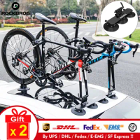 ROCKBROS Car Roof-Top Suction Carrier Bicycle Rack For Mountain MTB Road Bike Hub Quick Install Vacuum Chuck Fixing Accessory