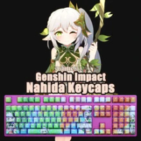 108 Keys Genshin Impact Nahida Keycaps OEM Profile Backlit Keycap PBT Dye Sublimation Mechanical Keyboard Keycap For MX Switch