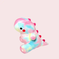 Mainan Boneka Dinosaurus Rainbow Bahan plush Dolls Toys Asli