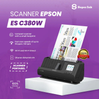 Scanner Epson ES C380W WorkForce Wifi / Scanner ES-C380W ES C380W PDN Wi-Fi Portable Original