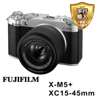 【FUJIFILM 富士】X-M5+XC15-45mm KIT變焦鏡(平行輸入)