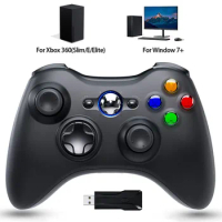 2.4G Wireless Game Board For xbox 360 Controller Vibrating Rocker For xbox 360 Slim Gamepad For Windows 10 7 8 PC Game Console