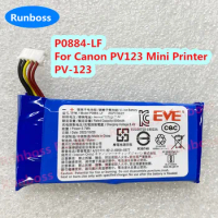 New Replacement Battery For Canon PV123 Mini Printer PV-123 EVE P0884-LF 7.4V 500mAh 2ICP7/33/27 Mobile Photo Printer Battery