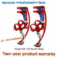Skyrunner For People Weight 88-132 lbs/40-60kg Red Color Jumping Stilts/Skyrunner/Jump shoes/Flying Shoes/kangaroo jump