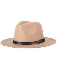 Topi Cowboy Murah/Topi Laken Jazz Vintage - M-38/topi laken kulit pria jadul/topi koboi pria dewasa 