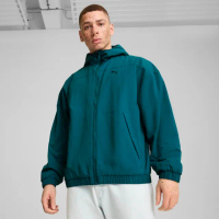 【PUMA】外套 男款 運動外套 風衣外套 雙面 歐規 綠 62647422