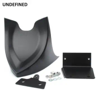 Motorcycle Fairing Front Spoiler Chin Lower Air Dam Fairing Cover Mount Kits For Harley Sportster XL883 XL1200 2004-2019 Black