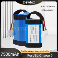 3.6V 7500mAh 27WH Replacement Battery for JBL Charge 5 Charge5 GSP-1S3P-CH40 Portable Bluetooth Speakers Batteries