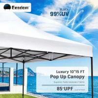 Eesdom 10x20 Up Canopy Tent Outdoor Commercial Canopy Instant Up Tent with 6 Sand Weights &amp; Roller Bag for Parties