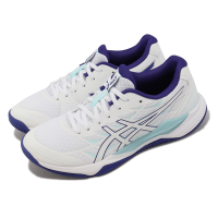 Asics 排球鞋 GEL-Tactic 12 女鞋 白 紫 羽球鞋 桌球鞋 吸震 運動鞋 亞瑟士  1072A092101