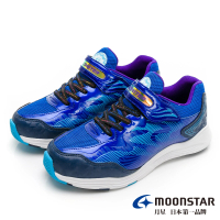 MOONSTAR 月星 童鞋炫技者水系列-2E寬楦防水競速鞋(藍)