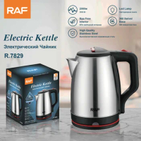 Portable Electric Kettles Glass Cup Make Tea Coffee Travel Hotel Family Boil Water Smart Water Kettle Kitchen Appliances 2.0L