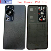 Original Battery Cover Rear Door Housing Back Case For Huawei P60 Pro Battery Cover with Logo Replacement Parts