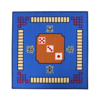 78X78cm 82X82cm 88X88cm Mahjong Game Soft silence anti-skid mat Mah-Jong table Mat carpet High Quality latex materials