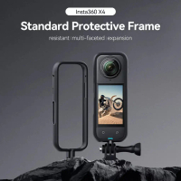 TELESIN Case Pelindung Kamera Aksi Insta360 X4 Plastic Frame - S6-CRF-01-TIS - Black - LA