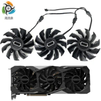New 82MM PLA09215S12H Cooling Fan For Gigabyte GeForce RTX 2070 2080 SUPER Gaming RTX 2080Ti Graphics Video Cards Cooler Fans