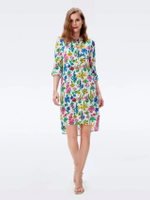ชุดกระโปรงผู้หญิง DVF PRITA DRESS สี BOTANICALS