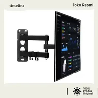 Breket tv swivel 32-43 Inch bracket tarik ulur putar 14-43"