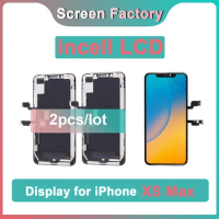 2 Pcs Incell LCD Display for iPhone XS Max Digitizer Assembly Touch Screen Replacement