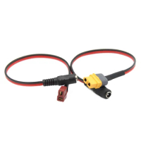 XT60 XT30 T Dean Plug to DC 5.5/2.1mm 5521 Female Adapter Charging Power Cable Fatshark Skyzone Aomw