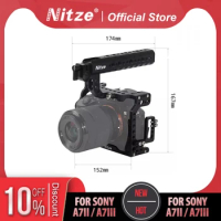 NITZE CAMERA CAGE FOR SONY A7II / A7SII / A7RII / A7III / A7RIII SERIES - SHT03B