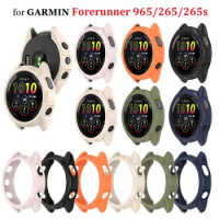 30PCS TPU Protective Case for Garmin Forerunner 965 Forerunner 265 265S Smartwatch Soft Bumper Shock-Proof Protector Cover