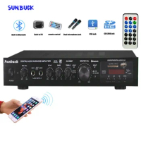 Sunbuck Bluetooth Remote Control 5.1 Stereo HiFi Surround Digital Sound Amplifier Audio Speaker Karaoke Home Theater