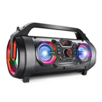 TOPROAD 30W Big Bluetooth Speaker Portable Wireless Stereo Bass Subwoofer Speakers Support Remote Control FM Radio AUX RGB Light