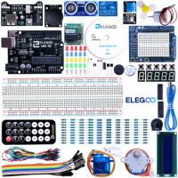 ELEGOO Arduino UNO Project Super Starter Kit with Tutorial and UNO R3 Compatible with Arduino IDE
