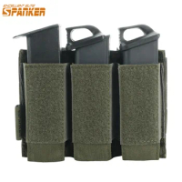 Tactical Magazine Pouches Triple Pistol Mag Pouch For Glock M1911 92F Hunting Airsoft Accessories