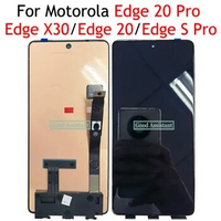 6.7 inch OLED TFT Black For Motorola Edge X30 Edge20 20 Pro S Pro LCD DIsplay Touch Panel Screen Digitizer Assembly Parts