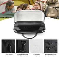 Waterproof Carrying Storage Bag Adjustable Strap Bluetooth-compatible Speaker Case Portable for Anker Soundcore Motion Boom Plus