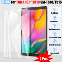 Tablet glass for Samsung Galaxy Tab A 10.1" 2019 Tempered film screen protector hardening Scratch Proof 2 Pcs for SM-T510 T515