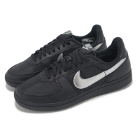 【NIKE 耐吉】休閒鞋 Wmns Field General 82 女鞋 男鞋 黑 灰 復古 皮革 尼龍(FZ5593-001)
